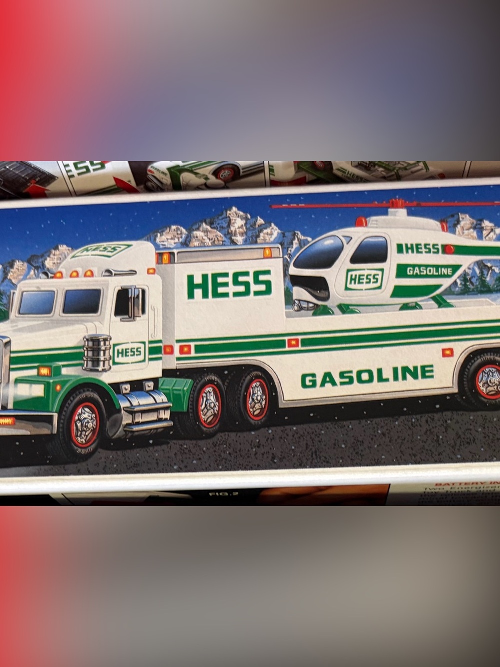 NIB Hess 1995 Helicopter Transport w Helicopter